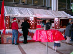 John and Karen Jacob visit the Alpine Christmas Market Austrian booth