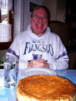 Joe, happy for lunch—we ate so well, at every meal.